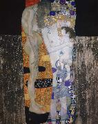 Gustav Klimt kvinnans tre aldrar oil painting